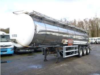 Semirremolque cisterna para transporte de combustible L.A.G. Chemical tank inox 30 m3 / 1 comp + pump: foto 1