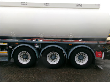 Semirremolque cisterna para transporte de combustible L.A.G. Fuel tank alu 44.5 m3 / 6 comp + pump: foto 5