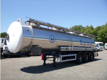 Semirremolque cisterna para transporte de substancias químicas Magyar Chemical tank inox 30 m3 / 1 comp + pump: foto 1