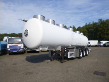 Semirremolque cisterna para transporte de alimentos Magyar Food tank inox 28.5 m3 / 4 comp + pump: foto 1