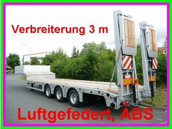 Semirremolque góndola rebajadas para transporte de equipos pesados Möslein 3 Achs Satteltieflader, Luftgefedert: foto 1