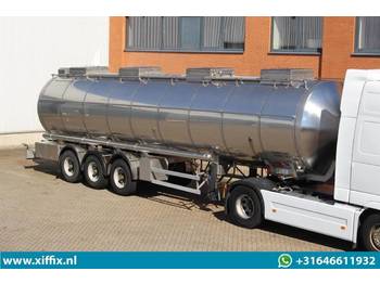 Semirremolque cisterna para transporte de alimentos Parcisa 3-ass. Geïsoleerde RVS tank oplegger // Levensmiddelen // 1 compartiment 36.000 liter!: foto 1