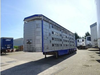 Semirremolque transporte de ganado Pezzaioli SBA 63 4Stock  Vollausstattung GPS Top Zustand: foto 1