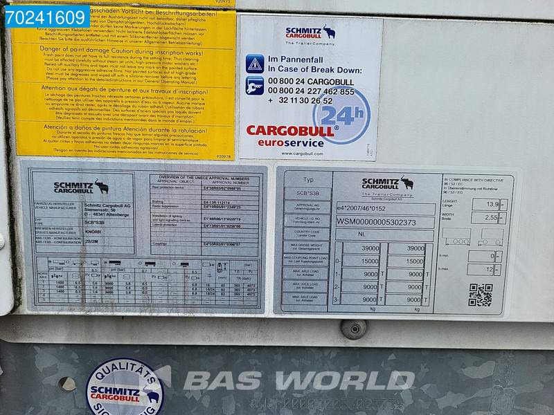 Semirremolque caja cerrada nuevo Schmitz Cargobull SCB*S3B 3 axles Liftachse: foto 19
