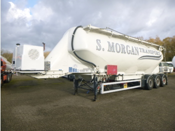 Semirremolque cisterna Feldbinder Powder tank alu 49 m3 + engine/compressor