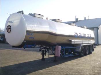 Semirremolque cisterna Magyar Chemical tank inox 33 m3 / 4 comp.