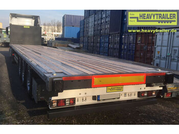 Semirremolque plataforma/ Caja abierta HeavyTrailer 3-Achs-Plateau Container