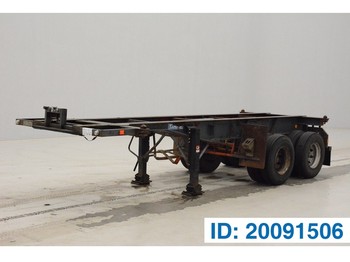 Semirremolque portacontenedore/ intercambiable Flandria 20 ft skelet