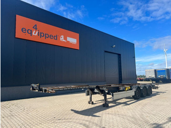 Krone 45FT HC, SAF INTRADISC, Leergewicht: 4.300kg, NL-Chassis, APK: 01/2024, 3x vorhanden - Semirremolque portacontenedore/ Intercambiable