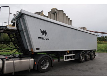 Semirremolque volquete Wielton 51,1 cbm Getreidekipper, Pendelklappe, Kornschie