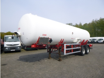 Semirremolque cisterna para transporte de gas Van Hool Gas / ammonia tank steel 34 m3 + pump: foto 1