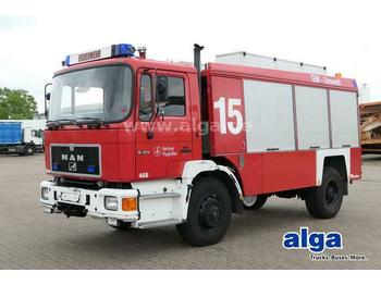 Camión de bomberos MAN 19.372 PLF 4x4, Rüstwagen, Rosenbauer, Feuerwehr: foto 1