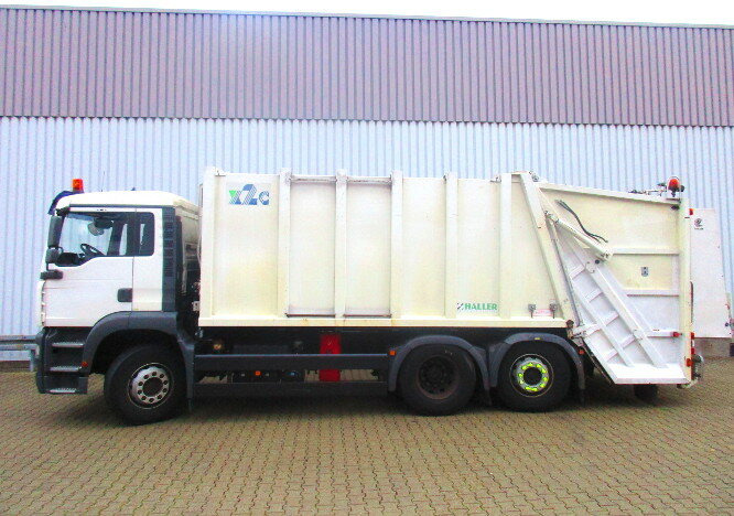 Camión de basura para transporte de basura MAN TGA 26.310 BL 6x2 TGA 26.310 BL 6x2, Haller M21-x2c, 21m³: foto 8
