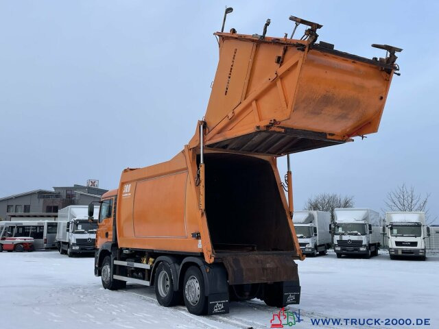 Camión de basura para transporte de basura MAN TGA 26.310 Schörling 3R II - Klima 3 Sitzplätze: foto 14