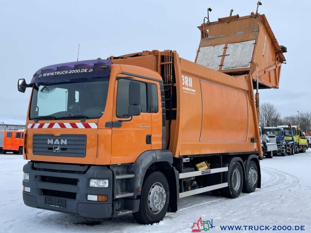 Camión de basura para transporte de basura MAN TGA 26.310 Schörling 3R II - Klima 3 Sitzplätze: foto 13