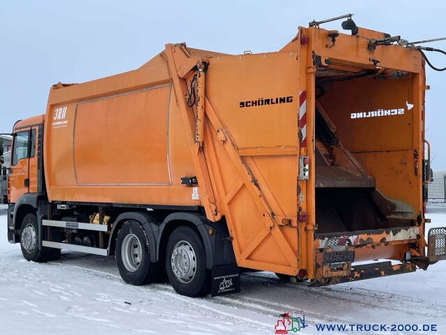 Camión de basura para transporte de basura MAN TGA 26.310 Schörling 3R II - Klima 3 Sitzplätze: foto 9