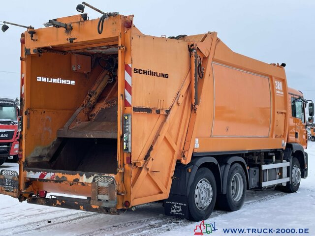 Camión de basura para transporte de basura MAN TGA 26.310 Schörling 3R II - Klima 3 Sitzplätze: foto 12