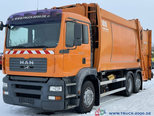 Camión de basura para transporte de basura MAN TGA 26.310 Schörling 3R II - Klima 3 Sitzplätze: foto 8