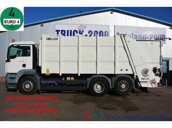 Camión de basura para transporte de basura MAN TGS 26.320 Zöller Medium XL22 lückenl. Scheckhe.: foto 1