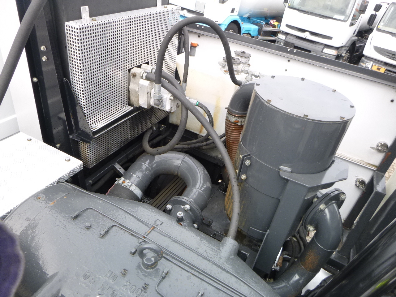 Limpieza de alcantarillado Mercedes Actros 2541 6x2 RHD E5 Huwer vacuum tank / hydrocureur 12 m3: foto 11