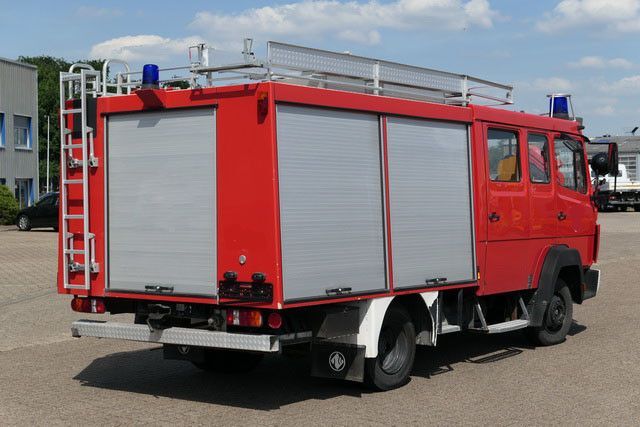 Camión de bomberos, Furgoneta combi Mercedes-Benz 814 F/Feuerwehr/Pumpe/9 Sitze: foto 4