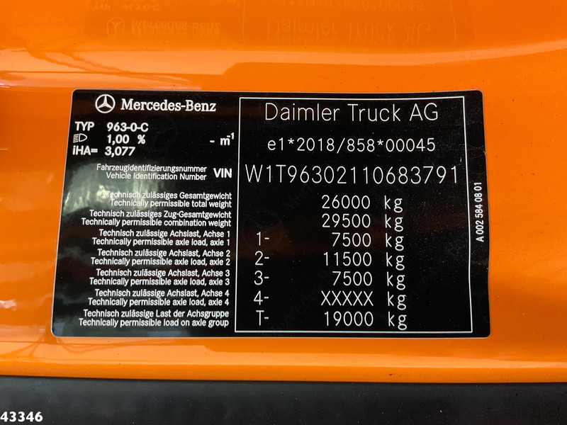 Camión de basura nuevo Mercedes-Benz Actros 2533 Terberg RosRoca 21m³: foto 18