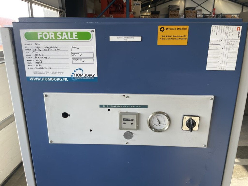 Alup C900 Silent zuigercompressor, 5,5 kW, 750 L/min. 10 Bar - Compresor de aire: foto 5