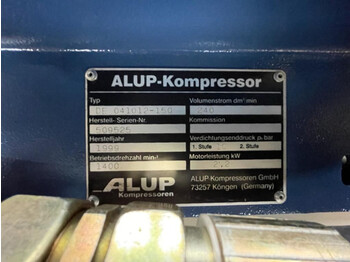Alup 2.2 kW 240 L / min 10 Bar Elektrische Zuigercompressor op ketel - Compresor de aire: foto 3