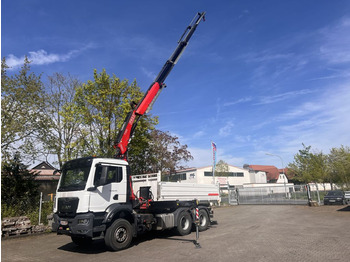 Camión volquete, Camión grúa MAN MAN 26.470 6 x 4 Kipper Kran Fassi F255RA 2.24: foto 1
