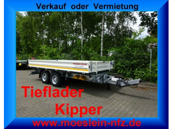 Remolque volquete Möslein  13 t Tandem 3- Seitenkipper Tieflader-- Neufahr: foto 2