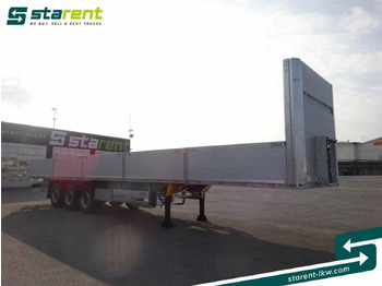 Semirremolque plataforma/ Caja abierta nuevo Schmitz Baustofftrailer Liftachse Rungen 80cm Bordwände: foto 3