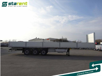 Semirremolque plataforma/ Caja abierta nuevo Schmitz Baustofftrailer Liftachse Rungen 80cm Bordwände: foto 4