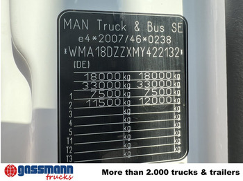 Camión portacontenedor de cadenas MAN TGM 18.320 4x2 BL, Hiab Tele-Absetzanlage, Funk: foto 3