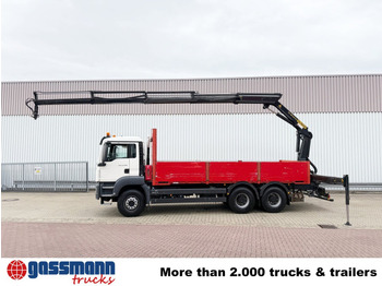 Camión caja abierta, Camión grúa MAN TGS 33.400 6x4 BB, Navi, Heckkran PK18002-EH C,: foto 2 Camión caja abierta, Camión grúa MAN TGS 33.400 6x4 BB, Navi, Heckkran PK18002-EH C,: foto 2
