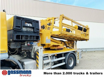 Camión con plataforma elevadora Mercedes-Benz Axor 1824 K 4x2, AMV Hubsteiger + Kompressor,: foto 2