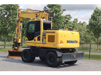 Excavadora de ruedas Komatsu PW 160-10 | ROTOTILT | NEW TIRES: foto 3