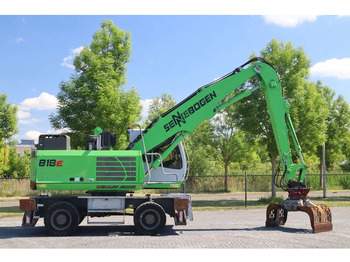 Excavadora de ruedas Sennebogen 818 M K9 ULM | SORTING GRAB | GOOD CONDITION: foto 4