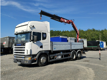 Camión caja abierta SCANIA 124