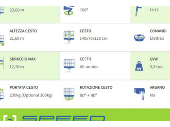 Camión con plataforma elevadora SOCAGE 24D SPEED (Iveco Daily): foto 3