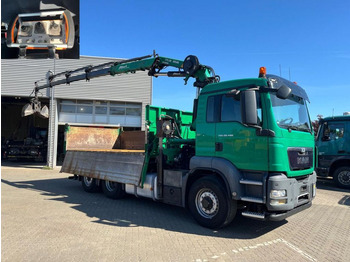 Camión grúa MAN TG-S 28.480 6x4H-4 BL 3-Achs Kipper Kran Funk Li: foto 3