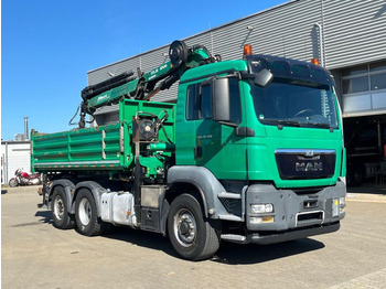 Camión grúa MAN TG-S 28.480 6x4H-4 BL 3-Achs Kipper Kran Funk Li: foto 2