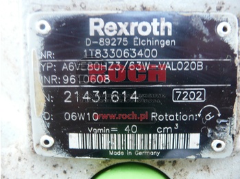 Motor hidráulico REXROTH A6VE80HZ3/63W-VAL020B 9610608 1T833063400: foto 2
