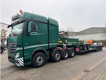 Cabeza tractora Mercedes-Benz ACTROS 4163 8x4 Schwerlast +Tieflader 4+2 *83 T: foto 2