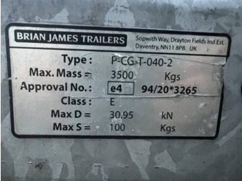 Remolque góndola rebajadas para transporte de equipos pesados Brian James CarGO Connect Brian James CarGO Connect, Plane, Winde: foto 3
