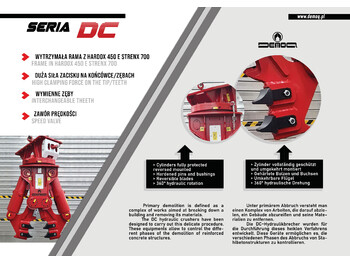 Cizalla de demolición para Excavadora nuevo DEMOQ DC25 Hydraulic Demolition Crusher 2700 kg: foto 3