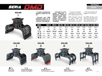 Pinza de manipulación para Maquinaria de construcción nuevo DEMOQ DMD 210 S Hydraulic Polyp -grab 1285 kg: foto 5 Pinza de manipulación para Maquinaria de construcción nuevo DEMOQ DMD 210 S Hydraulic Polyp -grab 1285 kg: foto 5