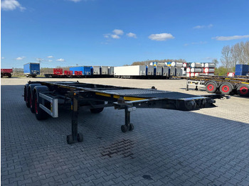 Semirremolque portacontenedore/ Intercambiable Burg 20FT ADR (EX/II, EX/III, FL, AT), Leergewicht: 3.690kg, SAF INTRADISC, 2x liftaxle, ALCOA, NL-Chassis, APK/ADR: 08-2025: foto 5