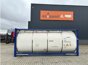 Tanque de almacenamiento para transporte de substancias químicas CIMC 20FT ISO, 25.090L / 1-COMP / 3 BAFFELS / T12 / 4 manholes / ADR valid until 06/2027: foto 3 Tanque de almacenamiento para transporte de substancias químicas CIMC 20FT ISO, 25.090L / 1-COMP / 3 BAFFELS / T12 / 4 manholes / ADR valid until 06/2027: foto 3