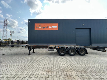 Semirremolque portacontenedore/ Intercambiable Pacton FLEX XL 45FT HC multi (3x extendable), liftaxle, SAF + DRUM, NL-chassis, APK: 12/2025: foto 3