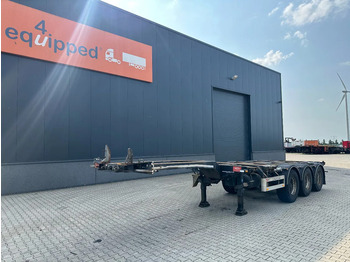 Semirremolque portacontenedore/ Intercambiable Pacton FLEX XL 45FT HC multi (3x extendable), liftaxle, SAF + DRUM, NL-chassis, APK: 12/2025: foto 2